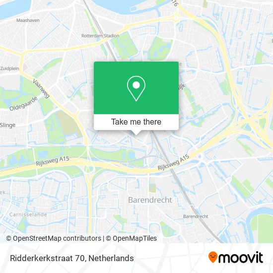 Ridderkerkstraat 70 map