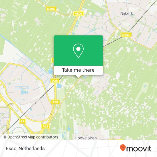 Esso, Amersfoortseweg 103 map
