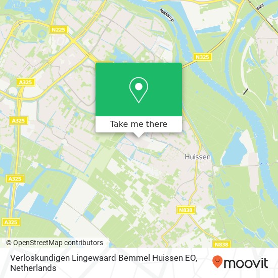 Verloskundigen Lingewaard Bemmel Huissen EO, Plaza 3 map