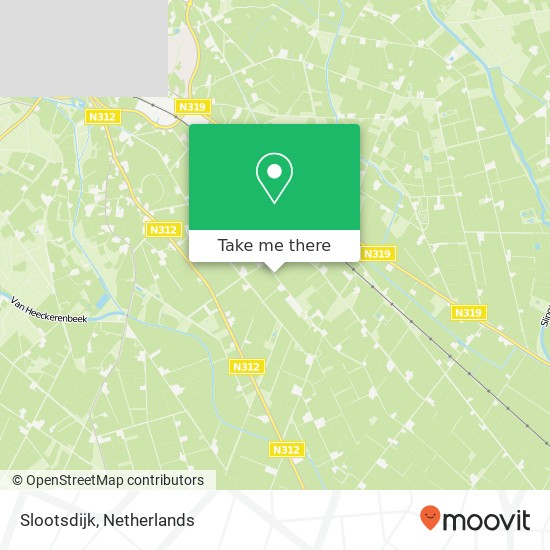 Slootsdijk, Slootsdijk, 7261 Ruurlo, Nederland map