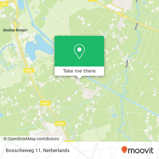 Bosscheweg 11, 5084 HZ Biest-Houtakker map