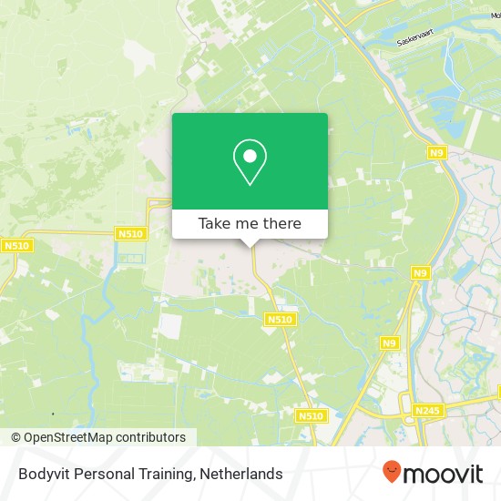 Bodyvit Personal Training, Bergerweg 20C map