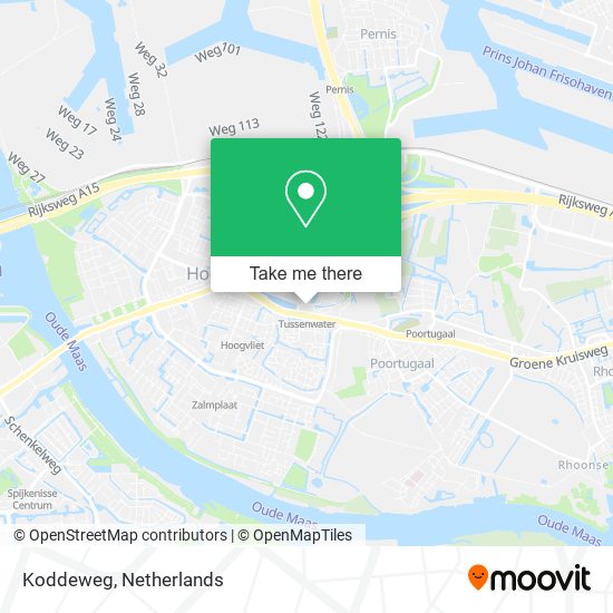 Koddeweg map