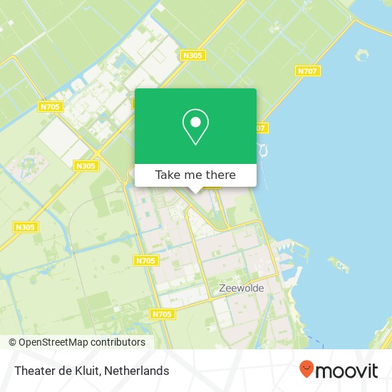 Theater de Kluit map