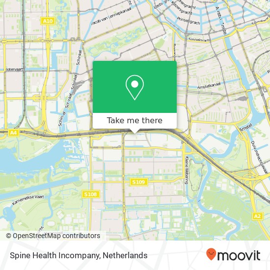 Spine Health Incompany, Gustav Mahlerplein 2 map
