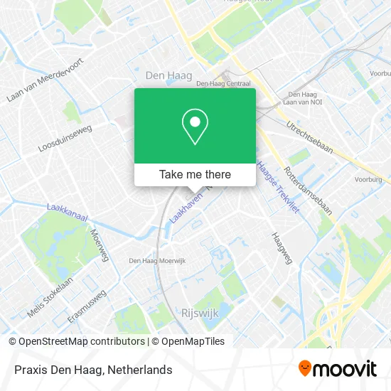Praxis Den Haag map