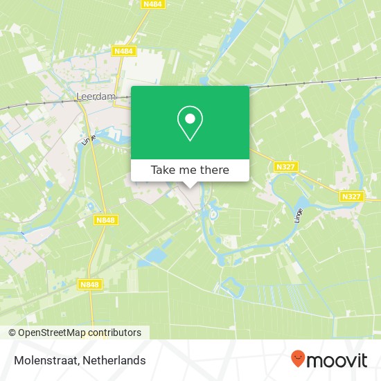 Molenstraat, 4147 Asperen map