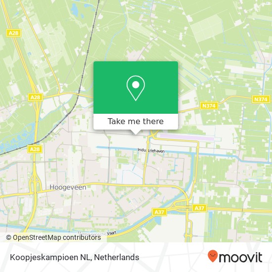 Koopjeskampioen NL, Industrieweg 94A map