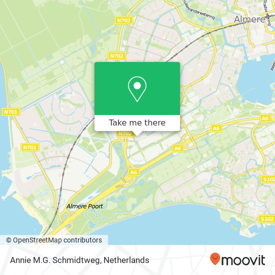 Annie M.G. Schmidtweg, 1321 Almere-Stad map