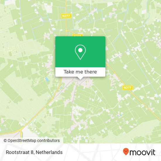 Rootstraat 8, 5411 AX Zeeland map