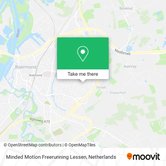 Minded Motion Freerunning Lessen Karte