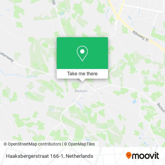 Haaksbergerstraat 166-1 map