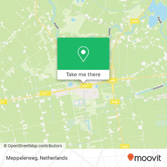 Meppelerweg, 7707 CL Balkbrug map