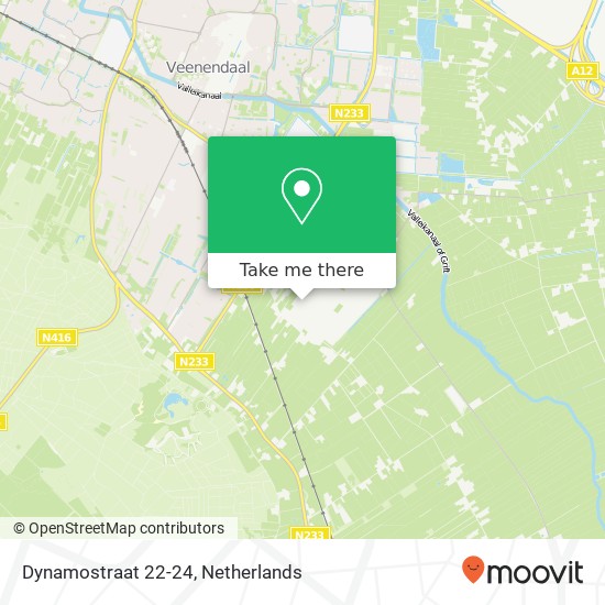 Dynamostraat 22-24, Dynamostraat 22-24, 3903 LK Veenendaal, Nederland Karte