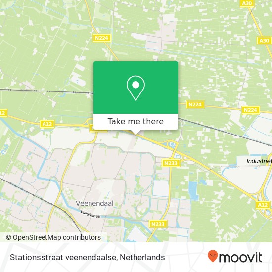 Stationsstraat veenendaalse, 3905 Veenendaal map