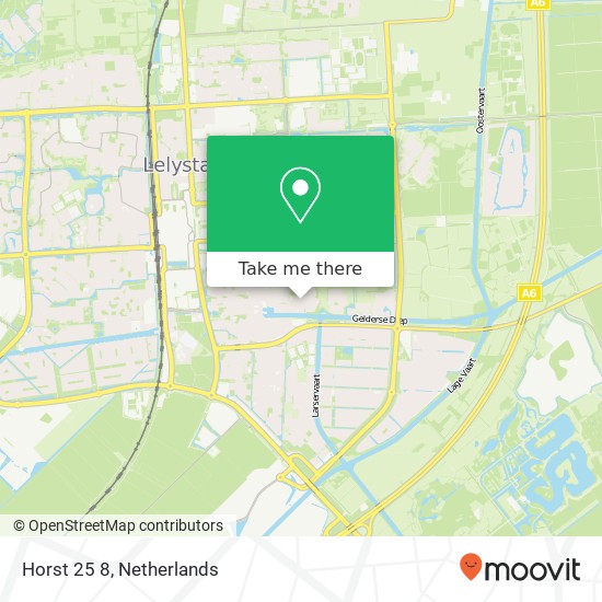 Horst 25 8, 8225 MH Lelystad map