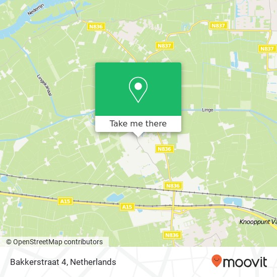 Bakkerstraat 4, 6671 AB Zetten map