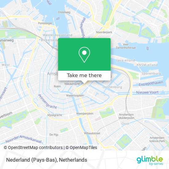 Nederland (Pays-Bas) map