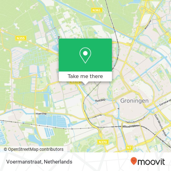Voermanstraat, 9742 VR Groningen Karte