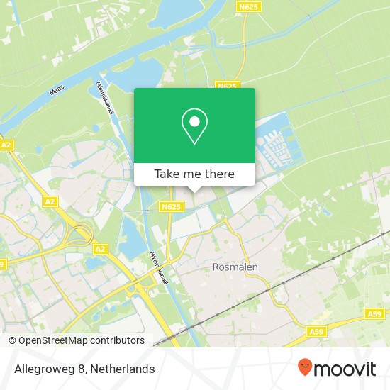Allegroweg 8, 5245 AH Rosmalen map