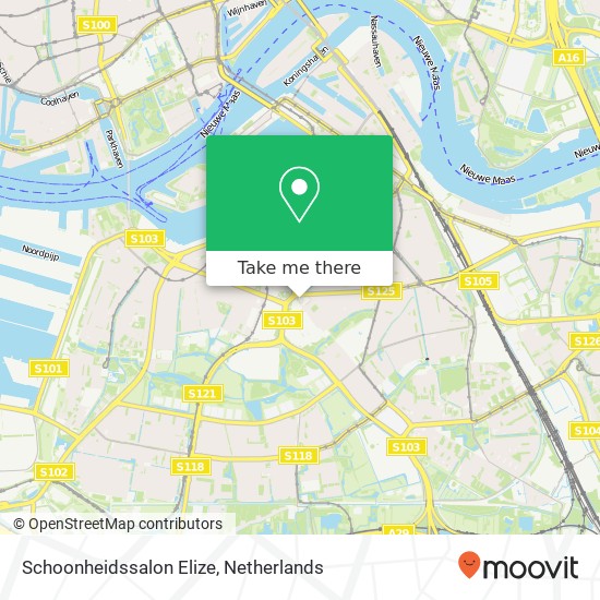 Schoonheidssalon Elize, Strevelsweg 350 map