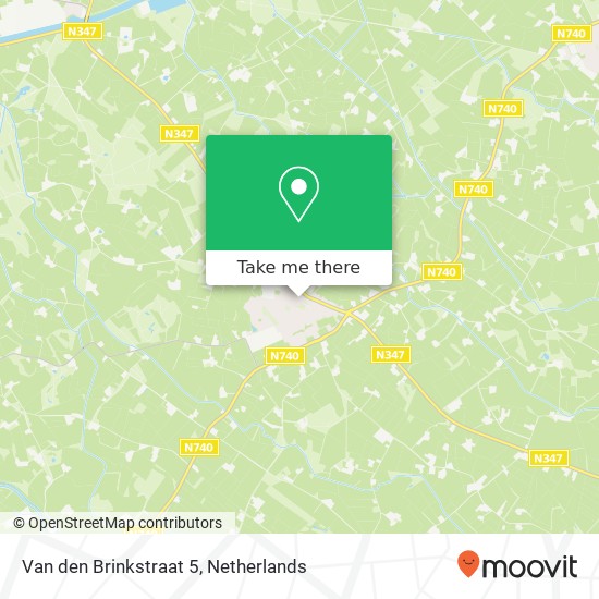 Van den Brinkstraat 5, 7496 BG Hengevelde map