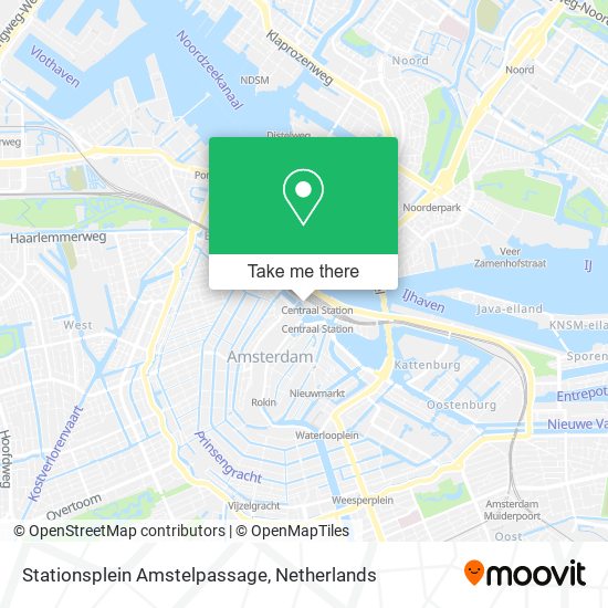 Stationsplein Amstelpassage Karte