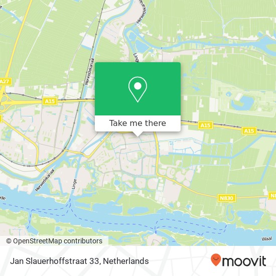 Jan Slauerhoffstraat 33, 4207 RS Gorinchem map