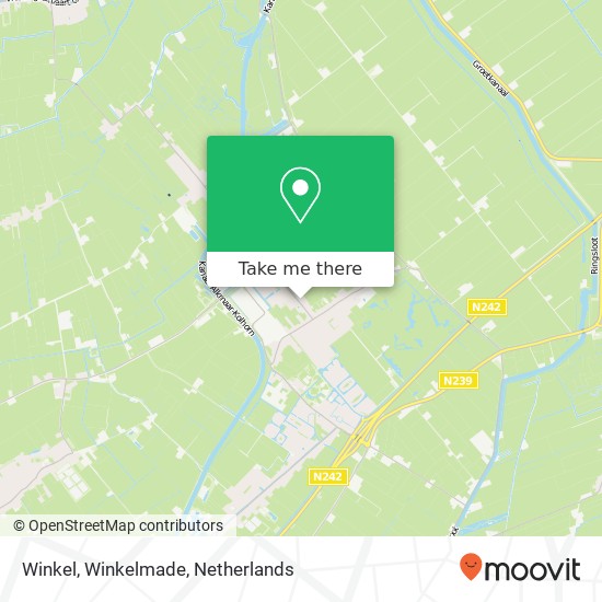 Winkel, Winkelmade map