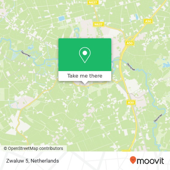 Zwaluw 5, 5492 PK Sint-Oedenrode map