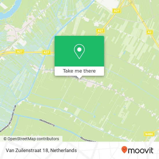 Van Zuilenstraat 18, 4126 RP Hei-en Boeicop map