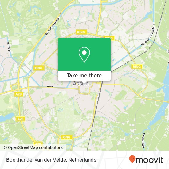 Boekhandel van der Velde map