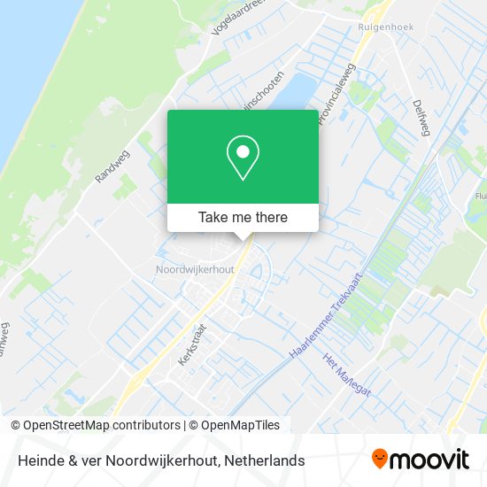 Heinde & ver Noordwijkerhout map