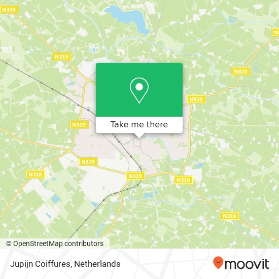 Jupijn Coiffures map