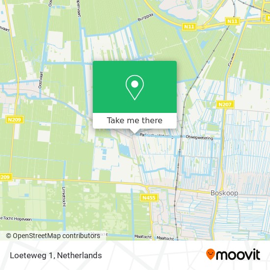 Loeteweg 1 map