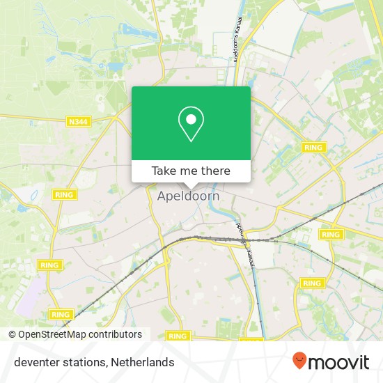 deventer stations, 7311 Apeldoorn map