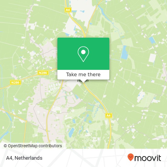 A4, A4, Halsteren, Nederland map