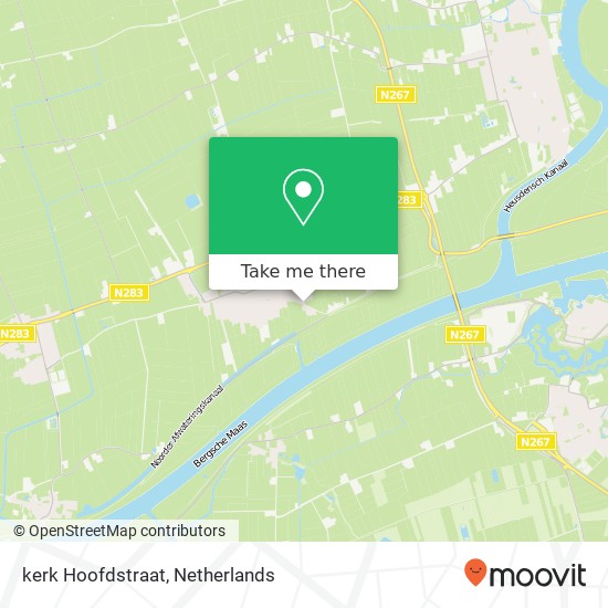 kerk Hoofdstraat, 4265 HH Genderen map