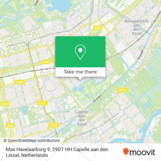 Max Havelaarburg 9, 2907 HH Capelle aan den IJssel map