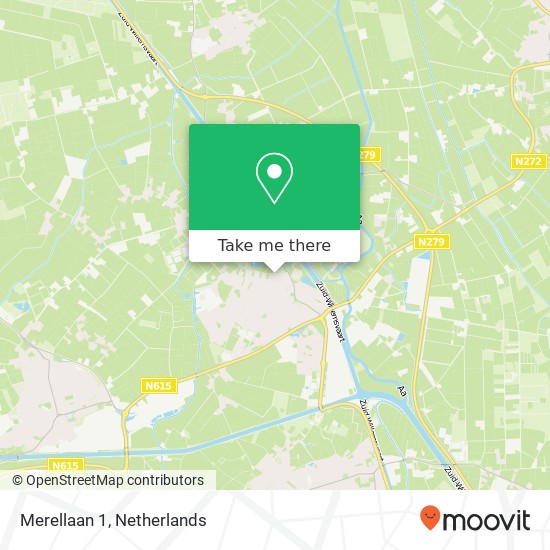 Merellaan 1, 5741 JW Beek en Donk map