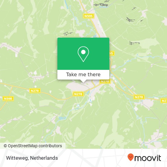 Witteweg, 6271 DA Gulpen map