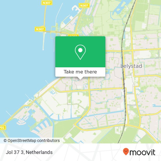 Jol 37 3, 8243 HP Lelystad map