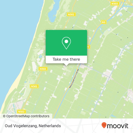 Oud Vogelenzang map