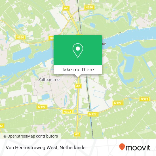 Van Heemstraweg West, 5301 GK Zaltbommel map