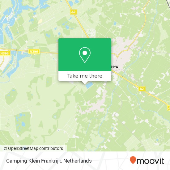 Camping Klein Frankrijk map