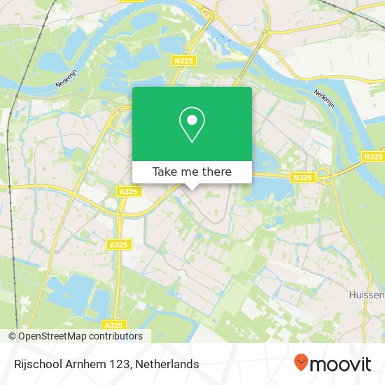 Rijschool Arnhem 123, Bedumstraat 24 Karte