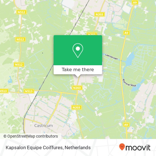 Kapsalon Equipe Coiffures map