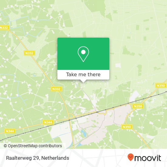 Raalterweg 29, 7451 KZ Holten map