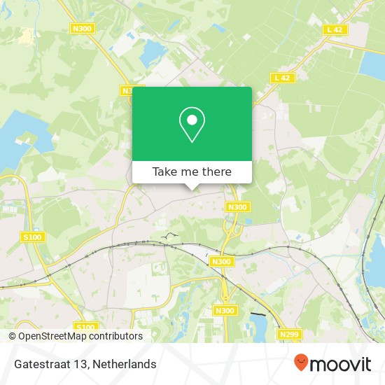 Gatestraat 13, 6373 LN Landgraaf map