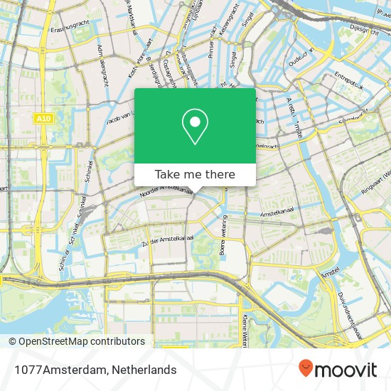 1077Amsterdam, 1077Amsterdam, Beethovenstraat 1, 1077 BD Amsterdam, Nederland map